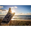 100%cotton hot sale lotus pattern with tassels Round Beach Towel RBT-134